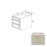 BD15 Wood White Shaker Base Cabinet White Shaker 1