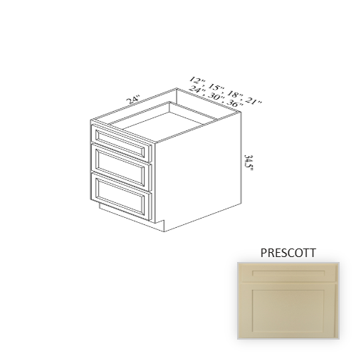 BD21 Wood Prescott Base Cabinet Prescott 1