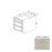 BD24 Wood White Shaker Base Cabinet White Shaker 1