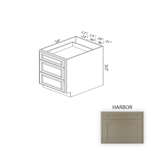 BD30 Wood Harbor Base Cabinet Harbor 1