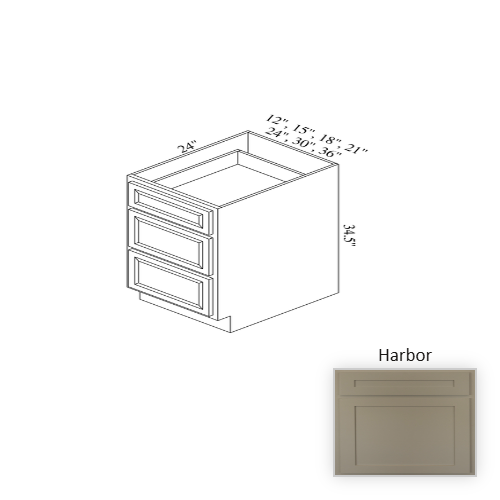 BD30 Wood Harbor Base Cabinet Harbor 1