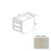 BD30 Wood White Shaker Base Cabinet White Shaker 1