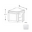 Framed Shaker Premium Wood Micro White Shaker Base Cabinet Natural clear coat 1