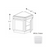 Framed Shaker Premium Wood White Shaker Base Cabinet Natural clear coat 1