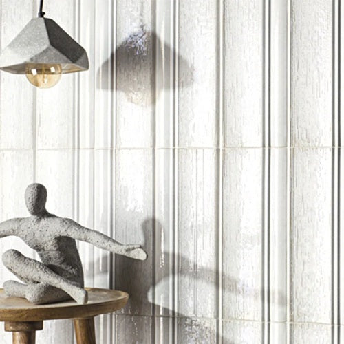 Biltmore White Porcelain Tile - Glossy