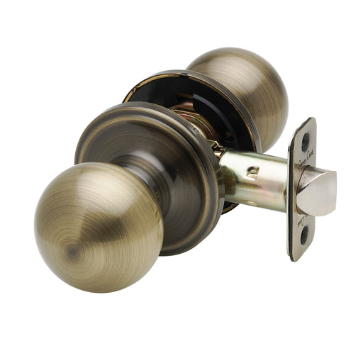 Ball Steel Antique Brass AB Door Knob Antique Brass 1