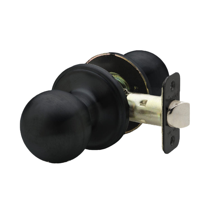 Ball Steel Black BC Door Knob Black 1