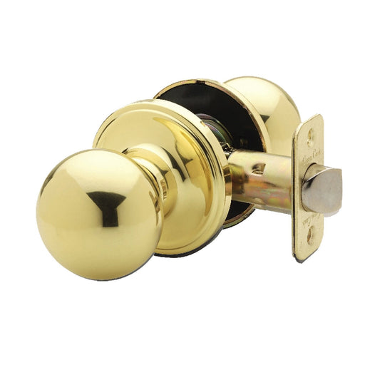Ball Steel Polished Brass PB Door Knob Polished Brass 1