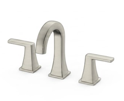 Volga Brushed Nickel Brushed Nickel Bathroom Faucet Brushed Nickel 1