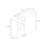 Shady White Wood Trash Can Base Cabinet 4
