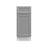 Mallorca Dolphin Gray Wood Trash Can Base Cabinet 3