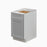 Mallorca Dolphin Gray Wood Trash Can Base Cabinet 1