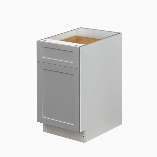 Mallorca Dolphin Gray Wood Trash Can Base Cabinet 1