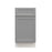 Mallorca Dolphin Gray Wood Trash Can Base Cabinet 3