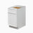 Shady White Wood Trash Can Base Cabinet 1