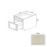BTC18 Wood Brae Trash Can Base Cabinet Brae 1