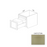 BTC18 Wood Castleton Trash Can Base Cabinet Castleton 1