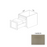 BTC18 Wood Harbor Trash Can Base Cabinet Harbor 1