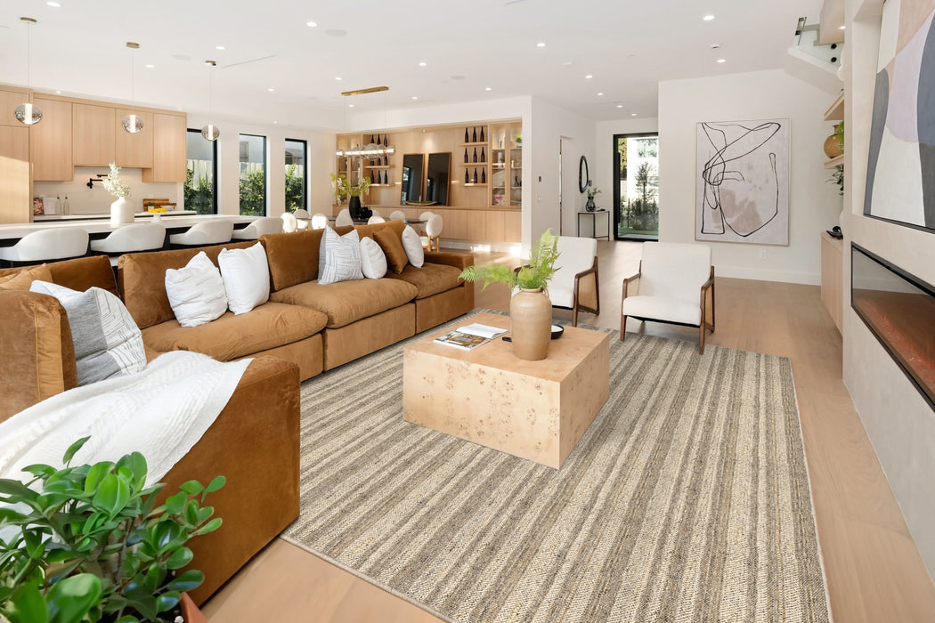 Bali Wool Golden Khaki 12161 Carpet Pattern 2