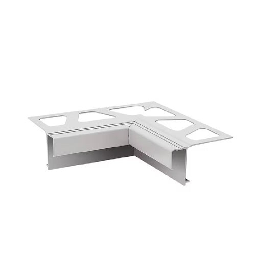 Bara Rak Aluminum Bright White BW 90 Degree Inside Corner Color Coated Aluminum 1