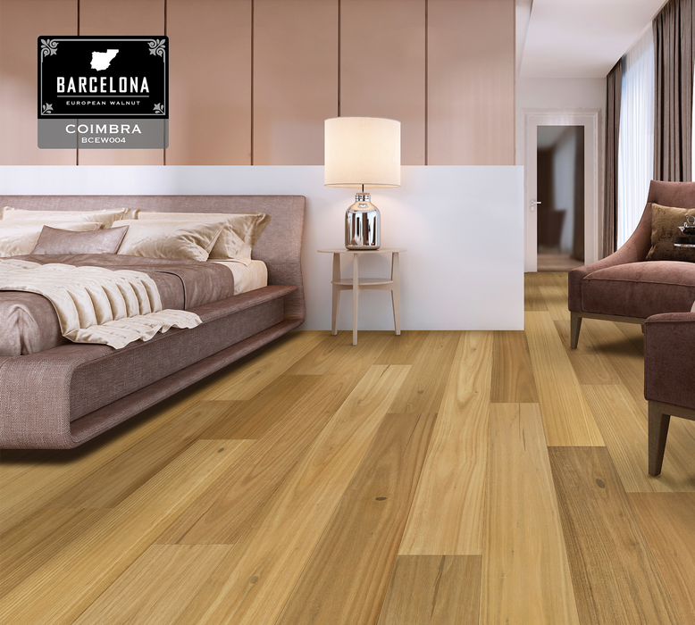 European Walnut Hardwood Coimbra Engineered Hardwood UV Urethane 2