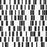 Geometro Barcode Crypto Matte Recycled Glass Mosaic - 11 3/4" x 12" x 1/4"