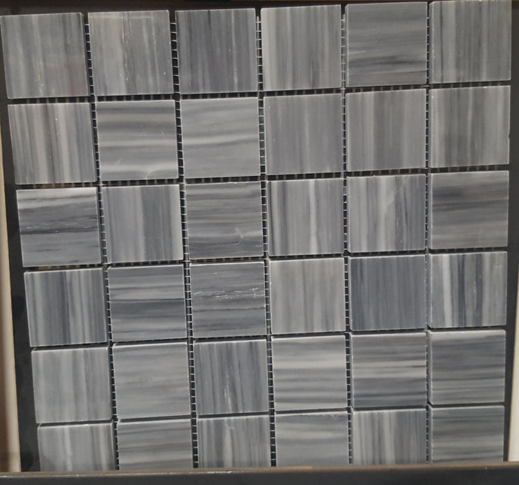 Bardiglio Polished Marble Mosaic - 2" x 2"