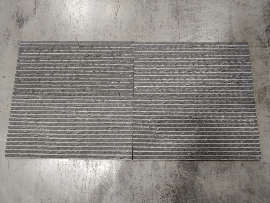 Basalt Dark Waterfall Basalt Tile - 12" x 24"