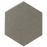 Basalt Gray Hexagon Basalt Tile - Honed