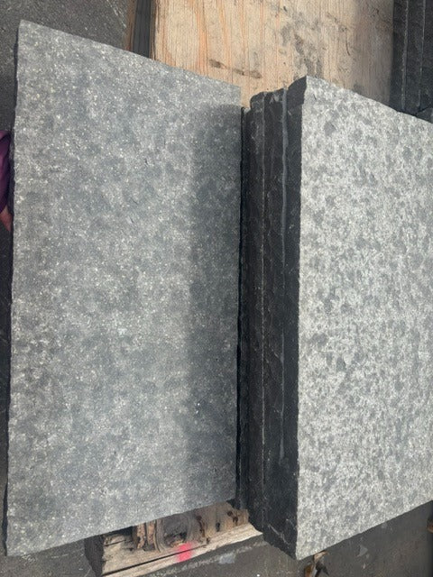 Basalt Basalt Paver - 12" x 12" x +/- 1 1/4" Natural Cleft Face & 4 Sides 3