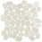 Full Sheet Sample - Beachstone Ivory Pebble Natural Stone Mosaic - 11.75" x 11.75" Matte
