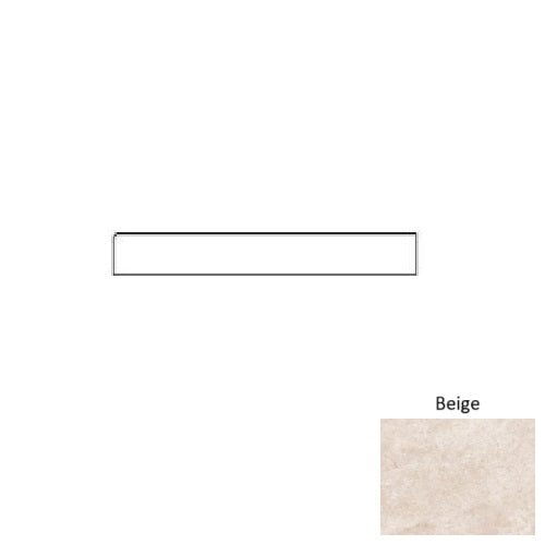 Tuscany Ceramic Beige Bullnose Matte 1