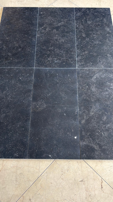 Belgian Blue Honed Limestone Tile - 12" x 24"