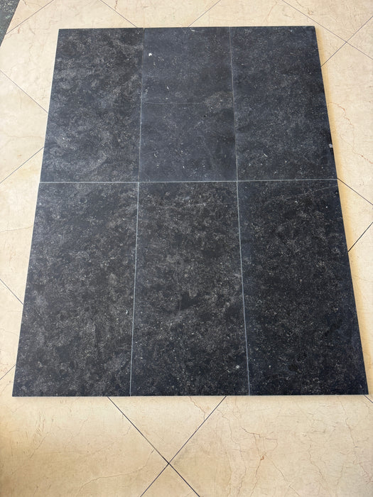 Belgian Blue Limestone Tile - 12" x 24" Honed