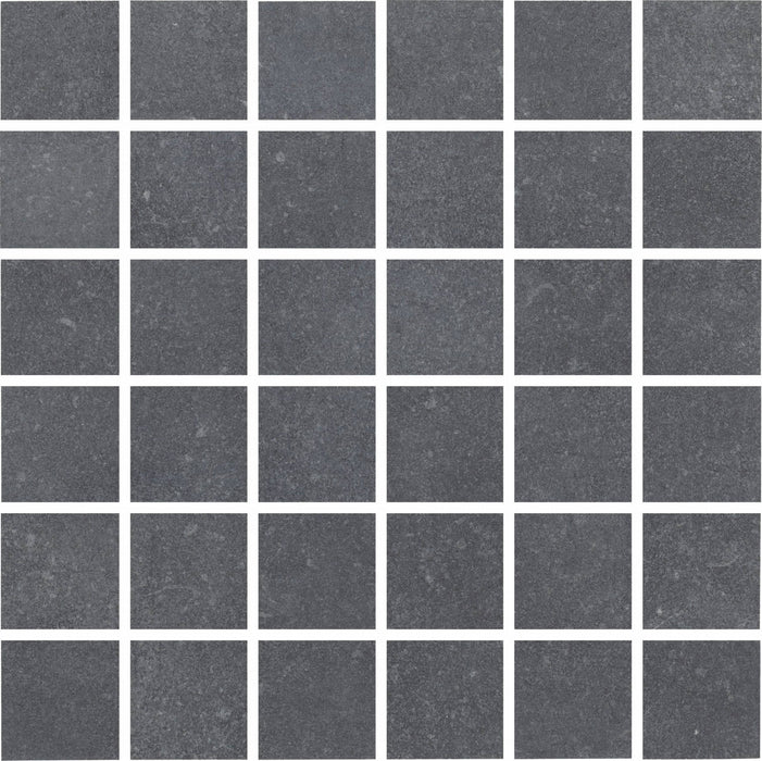 Full Sheet Sample - Belgique Ocean Porcelain Mosaic - 12" x 12" x 8 MM Matte