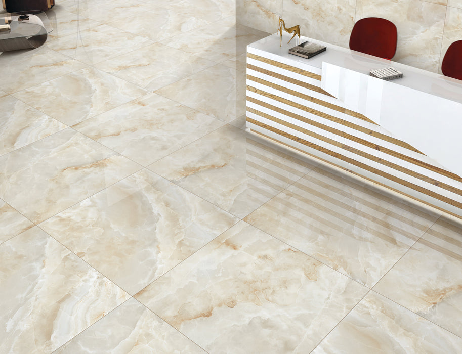 Beltile Onyx Porcelain Beige Tile Polish 2