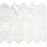 Bianco Dolomite Honed Marble Mosaic - 1" x 4" Chevron