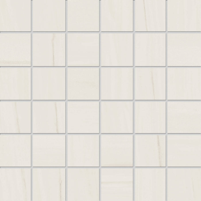 Full Sheet Sample - Biancospino Porcelain Mosaic - 12" x 12" x 9 MM Matte