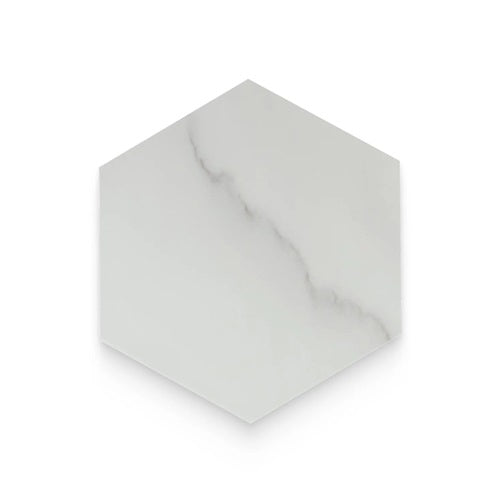 Bistro Statuary White Porcelain Tile - Matte