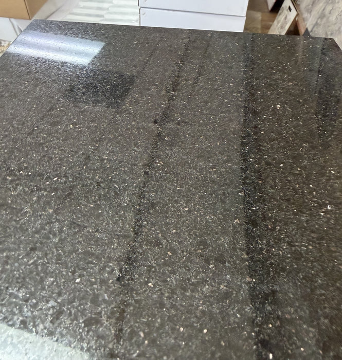 Black Galaxy Granite Tile - 12" x 12" x 3/8" Polished 2