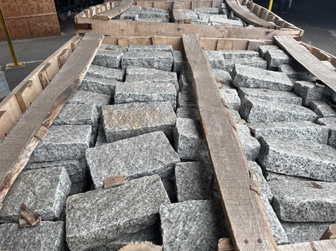 Black Granite Cobblestone Natural Cleft 3