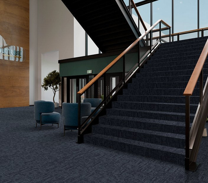 Duo Carbon Copy II BL Blueprint Nylon Carpet - Textured