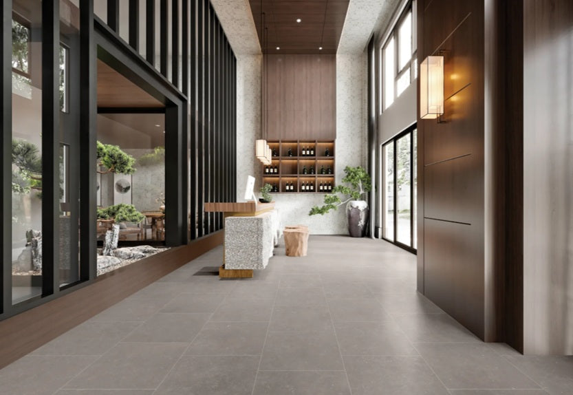Bluerun Porcelain Atlas Gray ATG Tile Matte 2