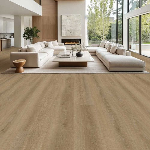 VersaCore Pure Edge Bluff WPC Luxury Vinyl Plank Flooring - Ceramic Bead