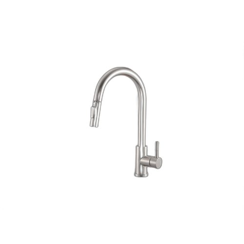 Bow Brass Brushed Nickel Kitchen Faucet Brushed Nickel 1