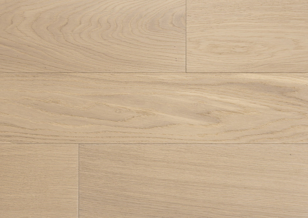 French White Oak Hardwood Coral Engineered Hardwood Wire Brushed and Ultra Low Gloss 1
