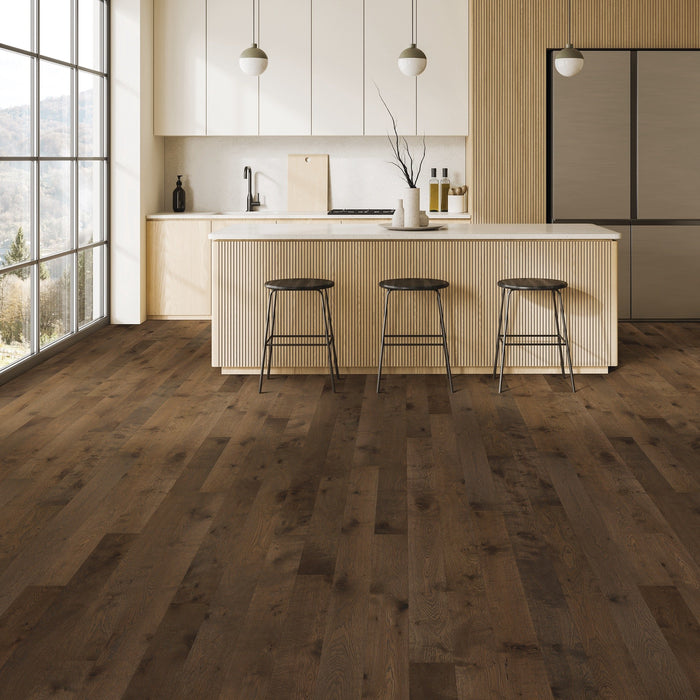 French White Oak Hardwood Bruna Engineered Hardwood Wire Brushed and Ultra Low Gloss 2