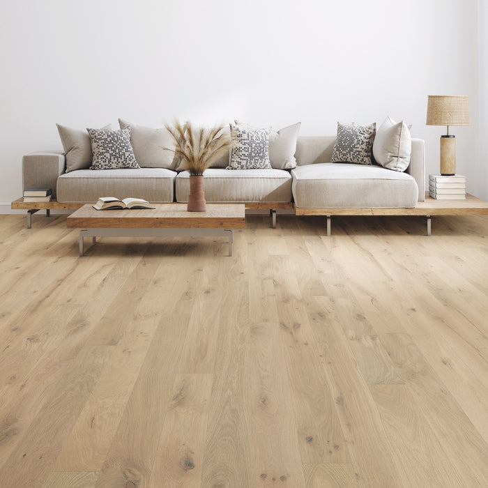 French White Oak Hardwood Charel Engineered Hardwood Wire Brushed and Ultra Low Gloss 2