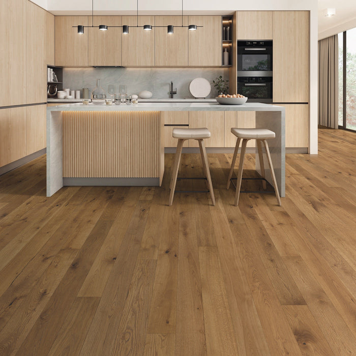 French White Oak Hardwood Enora Engineered Hardwood Wire Brushed and Ultra Low Gloss 2