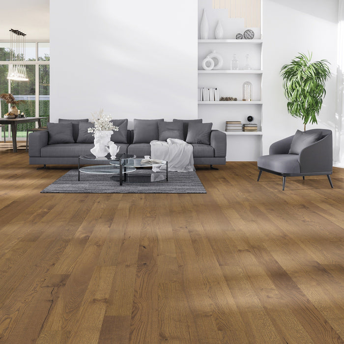 French White Oak Hardwood Lenore Engineered Hardwood Wire Brushed and Ultra Low Gloss 2